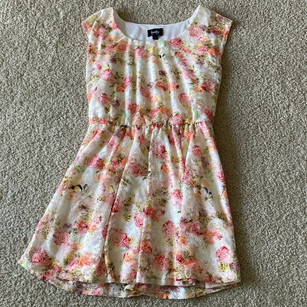 White flowered sundress